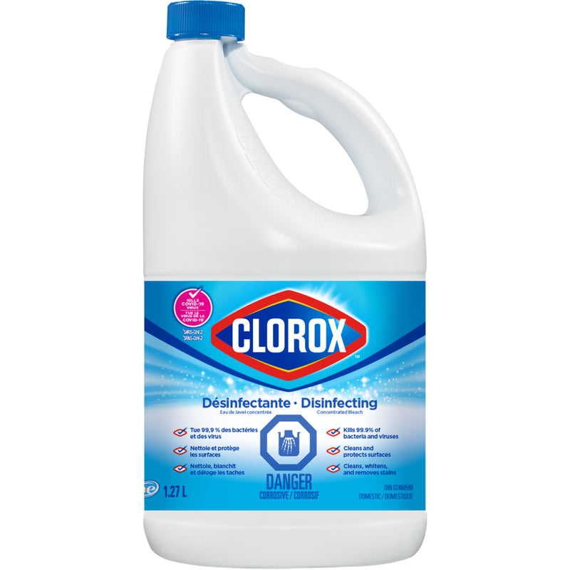 Clorox Disinfecting Concentrated Bleach - 1.27 L | staples.ca