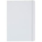 JAM Paper Hardcover Lined Notebook with Elastic Closure, Large, 5.88 x 8.5 Journal, White, 2 Pack (340526604g)-White