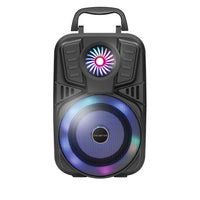 Singsation Party Vibe All-in-One Karaoke Party System - Black-Works with all karaoke apps or pair to your smartphone or tablet, comes with an integrated phone/tablet stand