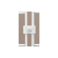 Wamaco Gridwall Butterfly Connector - White - 40 Pack-Use to connect grid panels