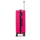TOSCANO OPPORTUNA 20" Hardside Carry On Luggage - Fuschia-Deluxe Interior