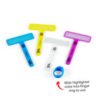 Hand2Mind FingerFocus Highlighter Classroom Kit - Multicolor - 24 Sets-4