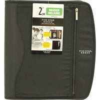 Five Star 2" Zipper Binder, Black-Stylish design and high quality construction