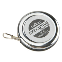 Lufkin Executive Pocket Measuring Tape, 6 Mm x 6', 1" Graduations - 3 Pack-Blade Length: 6'