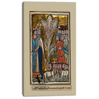 Designart William de Brailes, The Eighth Plague Religious Canvas Art, (PT5008-16-32)-Print