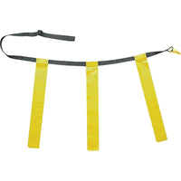 Champion Sports Yellow Adult Triple Flag Football Set, 32" - 39"-Yellow