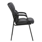 TygerClaw Low Back Guest Chair-Soft leather padding