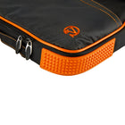 Vangoddy 12" Laptop Messenger Bag - Orange-Front pocket size 6.5" x 8" size.