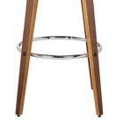 Armen Living Shelly 26" Counter-Height Bar Stool - Brown-Sturdy construction for years of enjoyment