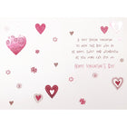 Rosedale Gold Greeting Cards/Envelopes - Happy Valentine's Day Sweetheart (50123) - 5-1/2" x 8" - 6 Pack-Contains glitter or foil embellishments