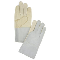 Zenith Safety Standard Quality Gloves, X-Large, Grain Cowhide Palm - 12 Pack-Cuff Material: Leather
