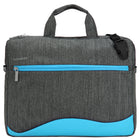 Vangoddy Wave 15.6" Laptop Messenger Bag - Blue-Made with high quality new material and heavy duty stitching, this trendy and compact messenger bag is your perfect choice
