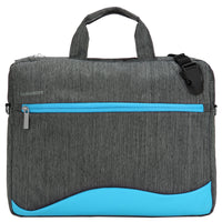 Vangoddy Wave 15.6" Laptop Messenger Bag - Blue-Made with high quality new material and heavy duty stitching, this trendy and compact messenger bag is your perfect choice