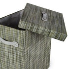 Truu Design Rectangular Storage Boxes, Set of 5, 17 x 19 x 13.5 inches, Green-Each nests in one another, space-saving storage solution when not in use