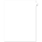 Southwest Tab - B - 1/26th Cut - No Hole - White - 25 Pack-Index and Litigation Tab Dividers