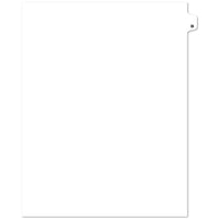 Southwest Tab - B - 1/26th Cut - No Hole - White - 25 Pack-Index and Litigation Tab Dividers