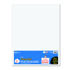 Royal Brites Heavyweight Poster Board - 14" x 18" - White - 5 Pack-Water and fade resistant