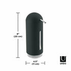 Umbra Penguin Soap Pump - 12oz - Black - 3 Pack-Dimensions: 3.9" W x 2.9" D x 7.75" H