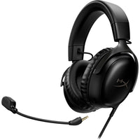 HP HyperX Cloud III - Gaming Headset - Black-Earpiece Design: Over ear, circumaural, closed back