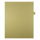Mark Maker Legal Exhibit Index Tab Buff Single Tabs, 1/15th Cut, Letter Size, No Holes, Number 35, 25 Pack-Buff Single Tabs, 1/15th Cut
