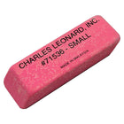 Charles Leonard Small Natural Wedge Eraser, Pink, 72 Pack (CHL71536)-Pink