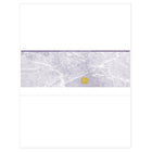 Deluxe Middle Laser Cheque Purple with Gold Hologram, English, 8.5" x 11", 500 Pack-Laser cheque with hologram