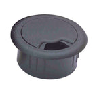 Cord Away 3-1/8" Wire Organizer Grommet - Black-Three adjustable openings