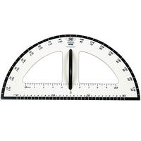 Learning Advantage Dry Erase Magnetic Protractor-Usage ideas: Durable and affordable drawing tool for classroom demonstration