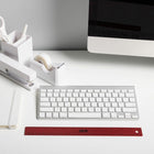 JAM Paper Stainless Steel Ruler with Non-Skid Backing - 12" - Red - 12 Pack-Size: 12 Inches long / 1 Foot ruler