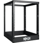 Tripp Lite SR4POST13 4Post Open Frame Rack Cabinet 13U 19", 19" 13U, (SR4POST13)-Colour: Black