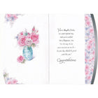 Rosedale 5-1/2" x 8" Happy Anniversary Flower Greeting Cards And Envelopes, 12 Pack (15049)-Card shop quality greeting cards