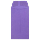 JAM Paper #5.5 Coin Envelopes, 3 1/8 x 5 1/2, Brite Hue Ultra Violet Purple, 500 Pack-Purple Envelopes