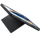 Samsung Protective Cover Case for Tab A8 - Black-Tough against damage and soft to the touch, the Protective Standing Cover's TPU bumper and sturdy polycarbonate back protect your Galaxy Tab A8 around the corners and rear - all while feeling just right in your hand