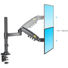 North Bayou Gas Strut Monitor Desktop Mount - 17"-27" - Black (H80)-Material: Aluminum Alloy