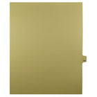 Mark Maker Legal Exhibit Index Tab Buff Single Tabs, 1/25th Cut, Letter Size, No Holes, Number 116, 25 Pack-Buff Single Tabs, 1/25th Cut
