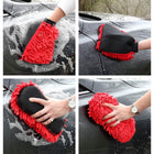 Oskar 11-Piece Car Wash Kit - Red-Ultra-absorbent, lint-free microfiber fabrics