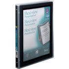 Avery Flexi-View Presentation Binder, 1/2" Sized Round Rings, Black (15767)-Durable, non-stick polypropylene material won't lift print