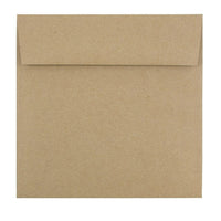 JAM Paper 6.5 x 6.5 Square Envelopes, Brown Kraft Paper Bag Recycled, 1000 Pack-Invitation Envelope