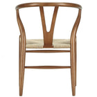 Nicer Furniture Wegner Wishbone Chair - Walnut - 2 Pack-Solid wood frame