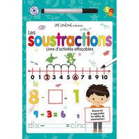 Mega Editions Loulous Presents "Subtractions" Wipe-Clean-educational book