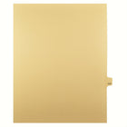 Mark Maker Legal Tabs - Letter Size - Buff - 1/25th cut - 25 tabs per package - 5 packages Pack - Number 117-Buff Single Tabs