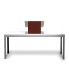 Urbann K9 Tabletop Lectern, Anti-Microbial - Aluminum and Wood, Mahogany-Overall Dimensions: 610 mm X 510 mm X 380 mm (24" X 20" X 15")