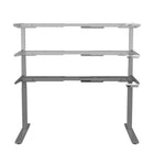DecentLiving Electric Sit/Stand Commercial Grade Desk Frame - UL Certified-250 lbs lifting capacity