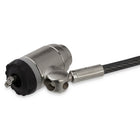 StarTech Keyed Cable Lock with Push-to-Lock Button for Laptops-Easy one-hand operation with the push-to-lock button and 360-degree swivel cable joint