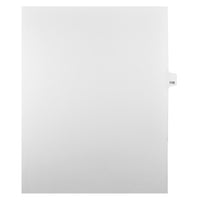 Mark Maker Legal Tabs - Letter Size - White - 1/25th cut - 25 tabs per package - 5 packages Pack - Number 110-White Single Tabs