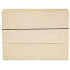 JAM Paper Thick Portfolio Carrying Case with Elastic Band Closure, 10 x 13.25, Natural, 2 Pack (154528517g)-Size: 10" x 13.25" x 1.25"