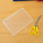 JAM Paper Plastic Envelopes with Zip Closure, Booklet, 4.5 x 6.5, Clear Poly, 12 Pack (473Z1CL)-1" expansion