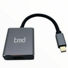 tmd Mini DisplayPort to HDMI 4K Adapter - Space Grey-Plug & Play with no drivers needed