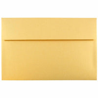 JAM Paper A10 Invitation Envelopes, 6 x 9.5, Stardream Metallic Gold, 50 Pack (V018299I)-Gold stardream metallic envelope
