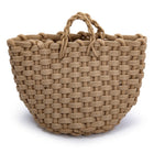 Truu Design Chunky Braided Jute Storage Basket, 11.75 x 11.75 inches, Beige-Design: intricately woven chunky jute design in an earthy tone makes it a stylish yet functional shabby-chic decor piece